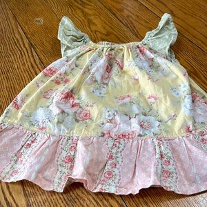 Handmade by Lisa Leach floral print dress.  No fabric or size tags.